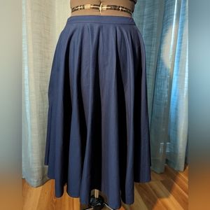 Lindy Bop Peggy Sue Full Circle Skirt in Navy